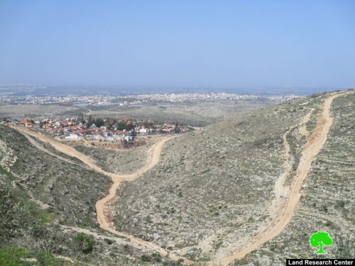 مخطط لابتلاع أراض جديدة عبر إقامة طريق استعمارية في مستعمرة ” افني حيفتس”