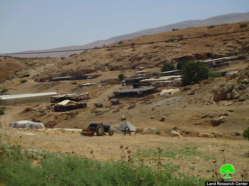 مصادرة خلايا شمسية في خربة الحمة بمحافظة طوباس