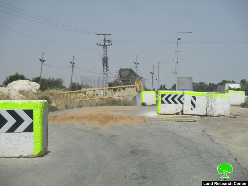 الشروع بتوسيع حاجز ” حرميش” العسكري الذي يفصل بين محافظتي جنين وطولكرم