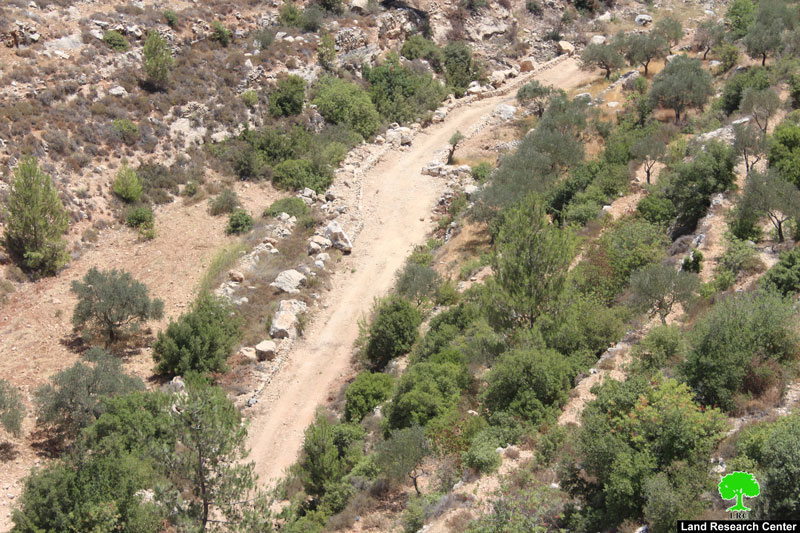 Stop-work order and confiscation in the Bethlehem village of Battir