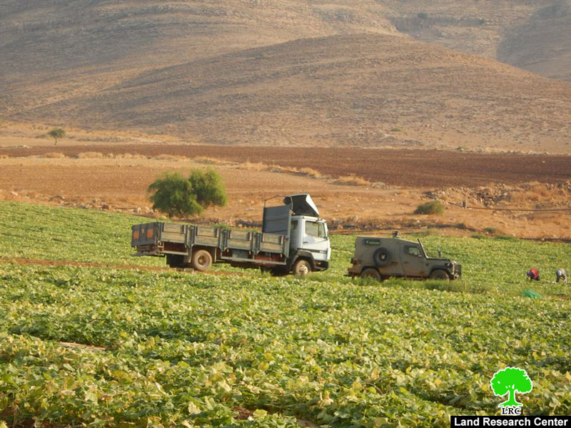 مصادرة 3 مركبات فلسطينية بحجة وجودها في منطقة مغلقة عسكرياً في منطقة البقيعة
