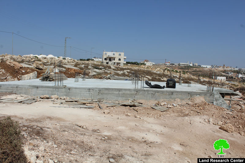 Stop-Work orders on residences east Hebron governorate