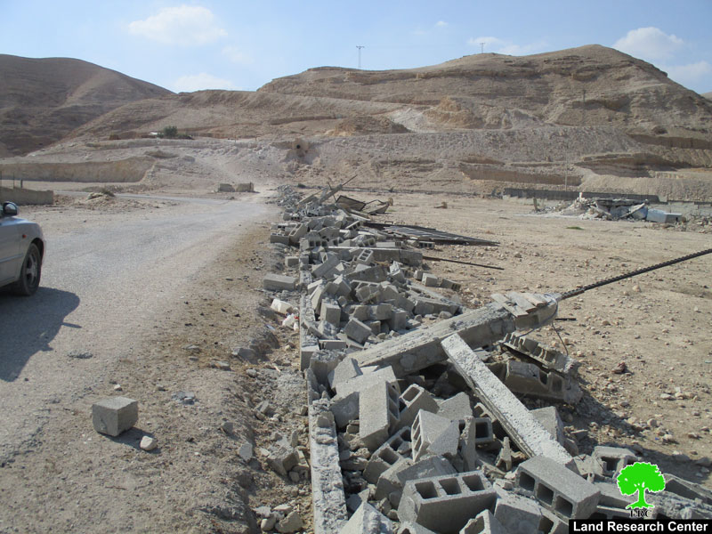 Israel’s Occupation Forces  demolish 9 residences in Jericho
