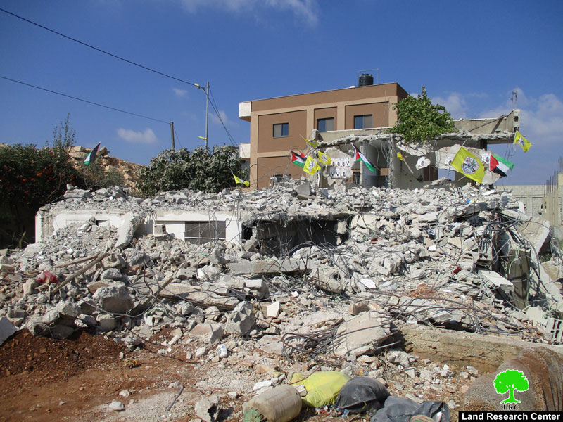 هدم 3 مساكن بذريعة أمنية في قرية دير أبو مشعل / محافظة رام الله