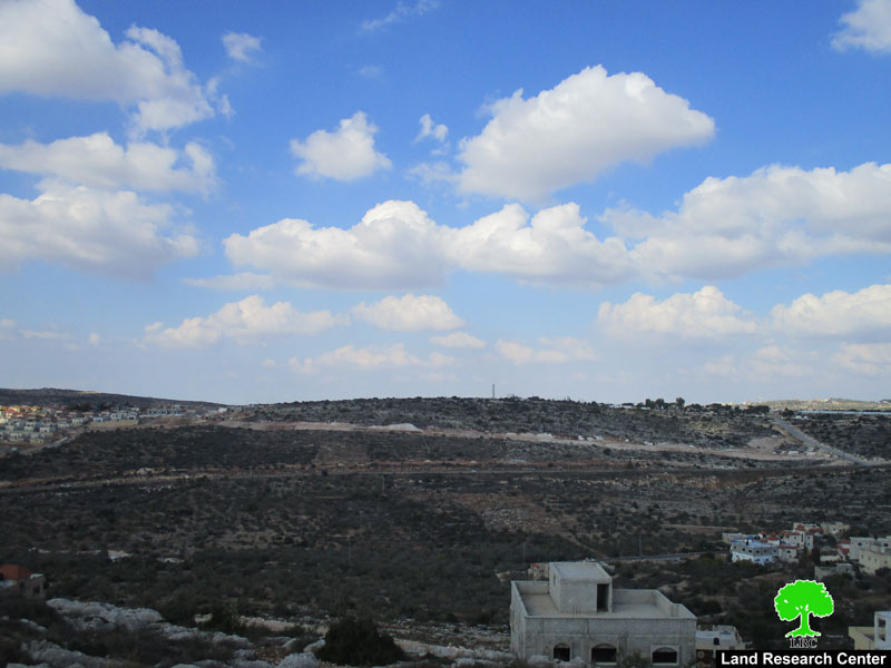 الشروع بشق طريق التفافي بهدف ربط مستعمرة ” بروخين” بالبؤر الاستعمارية المحيطة