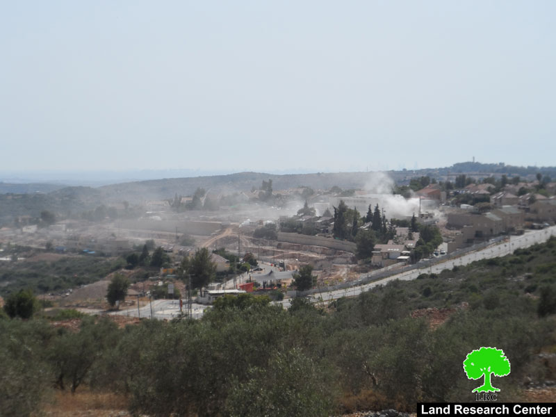 الشروع بإزالة الألغام شرق قلقيلية تمهيداً لإقامة حي استعماري  جديد يتبع لمستعمرة ” كرني شمرون”