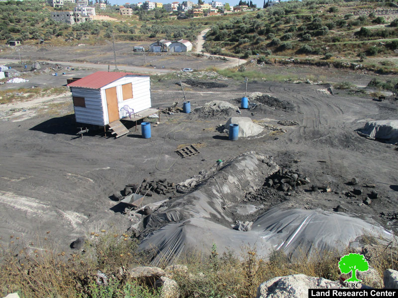 Israel’s Occupation Forces  demolish charcoal workshops in Jenin governorate