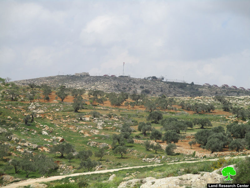 إصدار خارطة تفصيلية بتحويل 45 دونماً في محيط البؤرة ” هيوفال” إلى مناطق عسكرية مغلقة