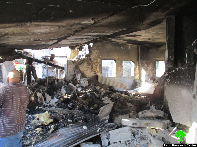 جيش الاحتلال يفجر منزل الشهيد عادل حسن عنكوش في قرية دير أبو مشعل / محافظة رام الله