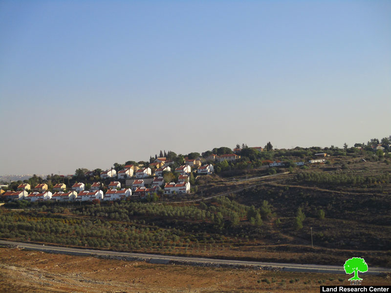 تمديد سريان وضع اليد على أراضي من قرية دير نظام بهدف إقامة سياج عازل