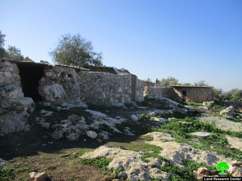 اخطار نهائي يتضمن هدم خربة ابو البصل شمال مدينة سلفيت