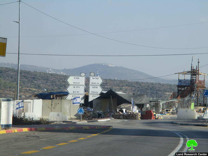 The Israeli Occupation Army closes Ein Al-Zarqa natural reserve in Ramallah
