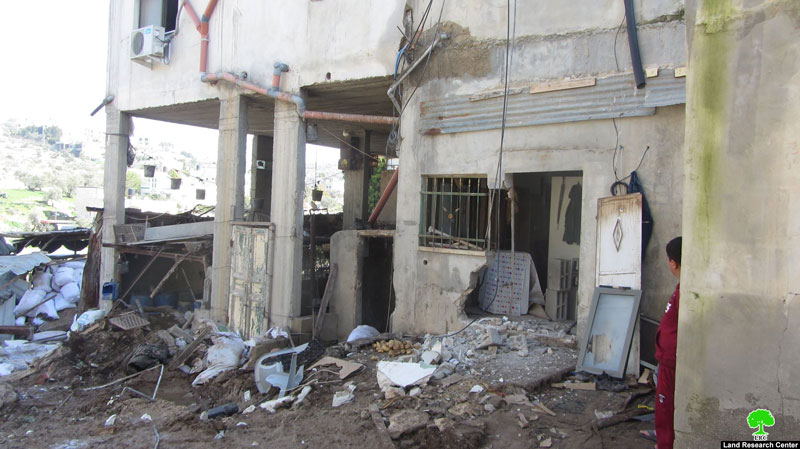Israeli Occupation Forces demolish structures on “security claim” in Jenin governorate