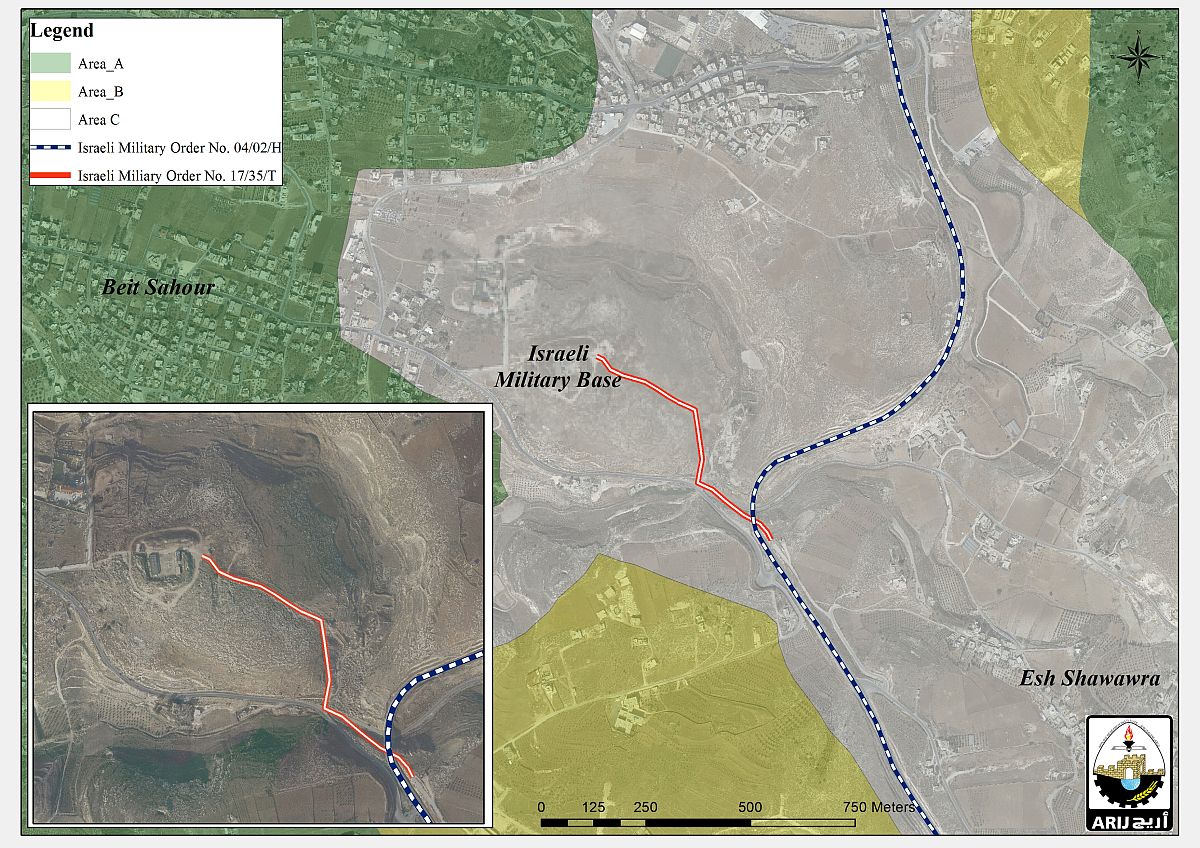 A Land Seizure orders targets the lands of Beit Sahour city
