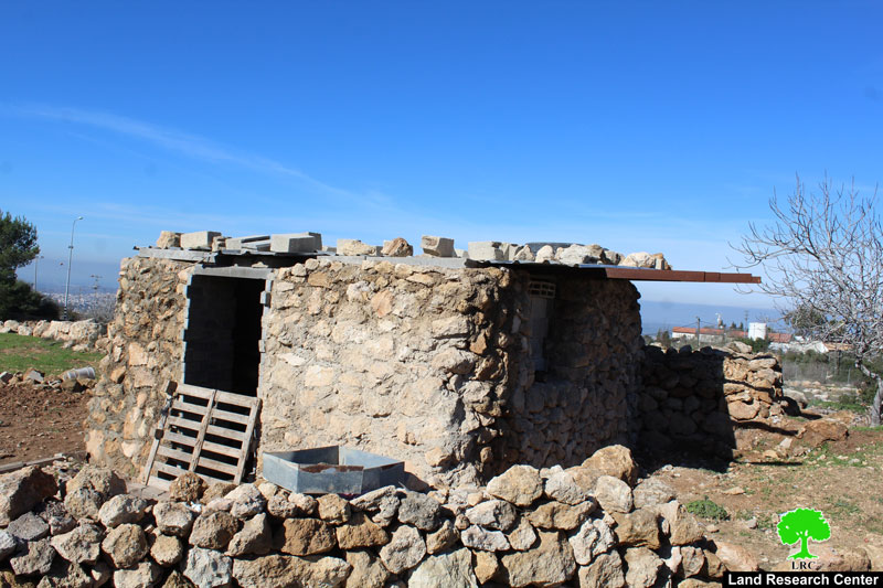 أمر نهائي بهدم غرفة زراعية شرق بلدة ترقوميا / محافظة الخليل