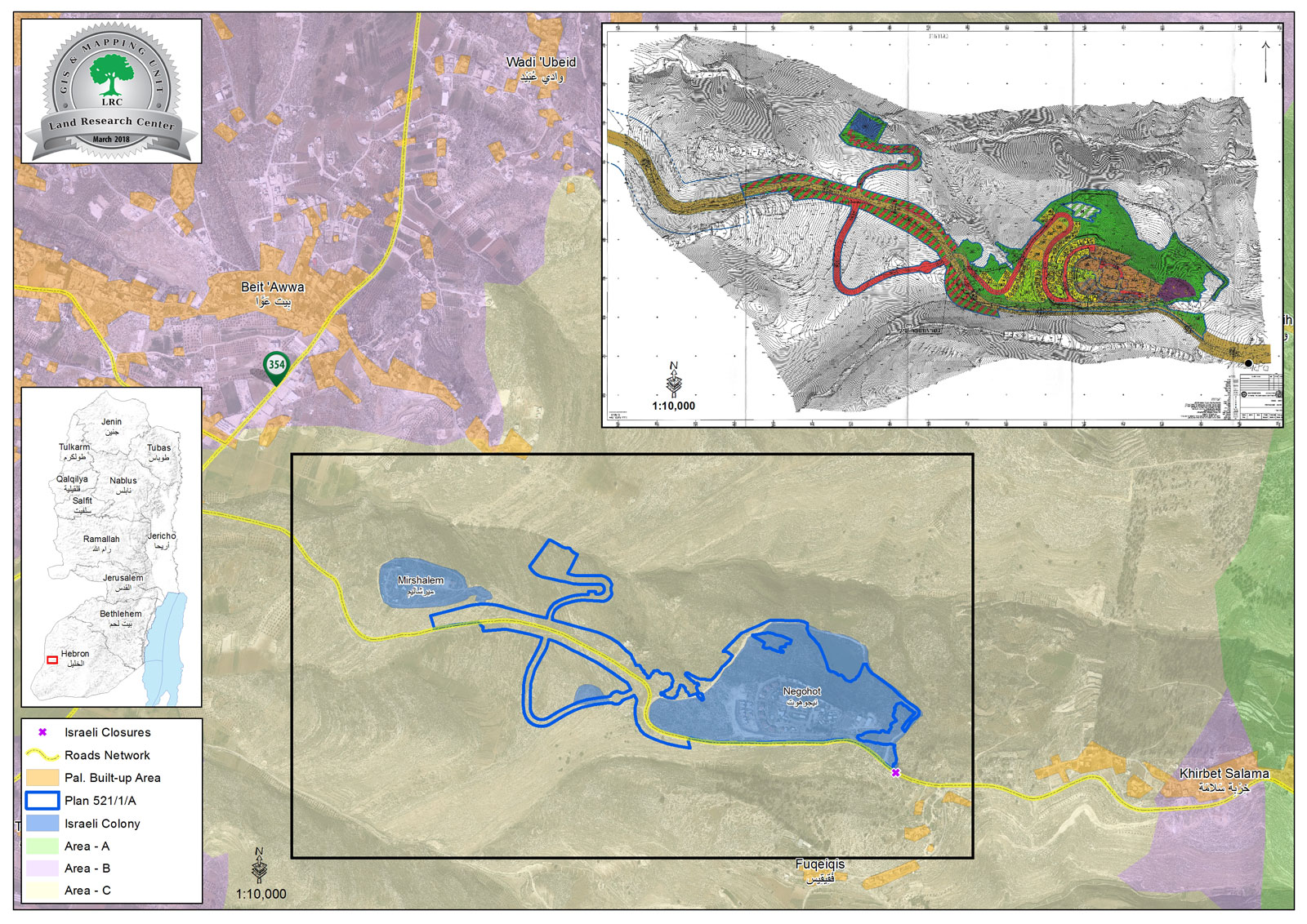 New expansionist master plan for Negohot colony at the expense of Hebron lands
