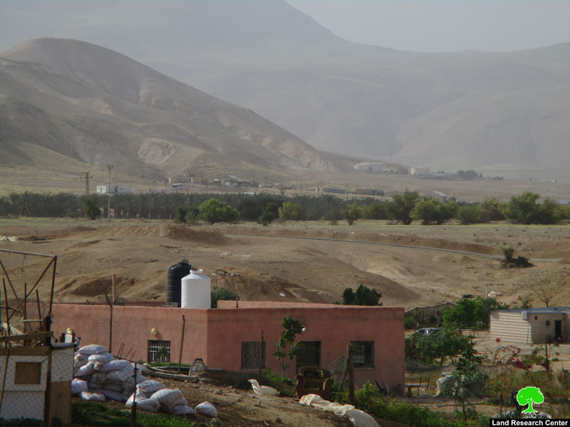 الاحتلال الاسرائيلي يمنع استغلال المراعي شمال غرب منطقة النويعمة / محافظة أريحا