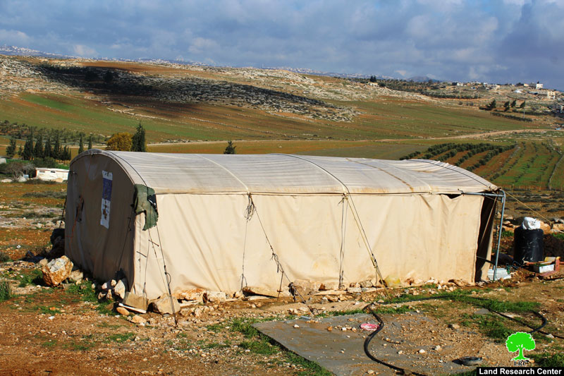 Stop-work orders on residences  in the Hebron town of AL-Samou