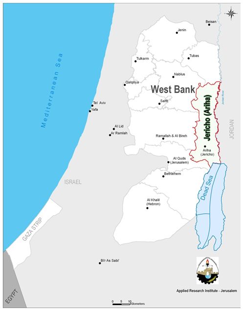 الوضع الجيوسياسي في محافظة أريحا والأغوار