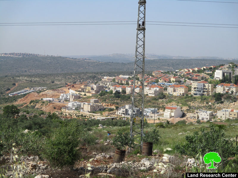 الشروع بانشاء حي استعماري جديد الى الغرب من مستعمرة رفافاعلى حساب أراضي قرية حارس محافظة سلفيت