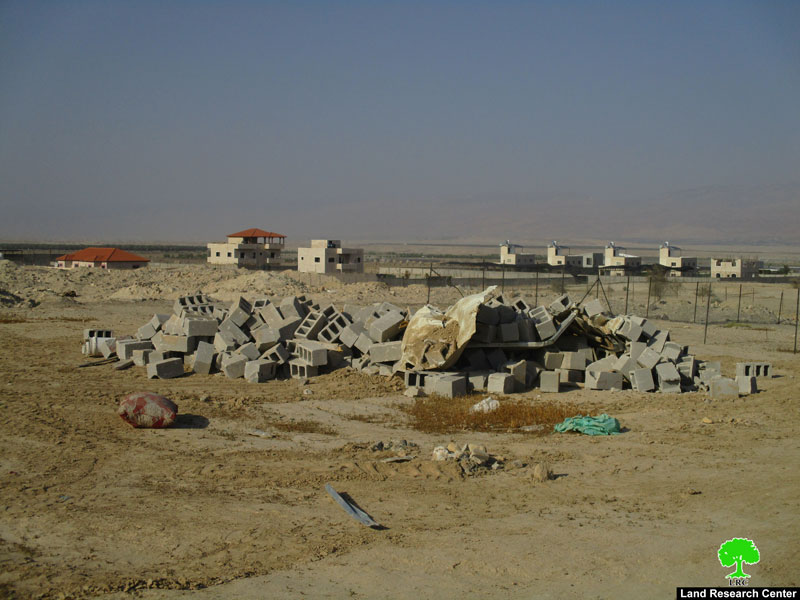 Israeli Occupation Forces demolish structures in Jericho governorate