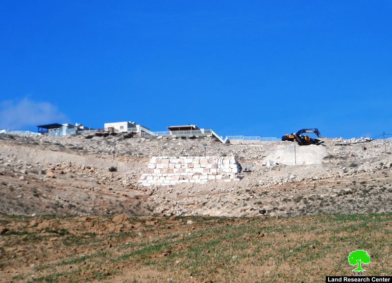 Stop-work order in the Hebron city of Yatta