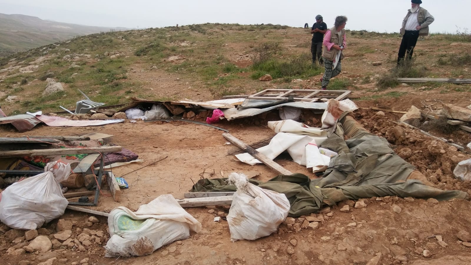 Demolition and confiscation in the Hebron town of Yatta