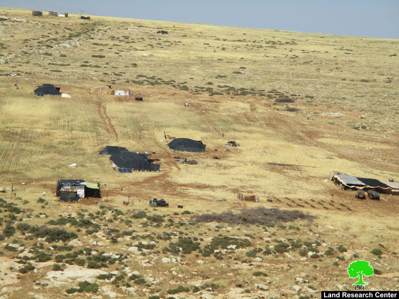 إخطار عسكري بإخلاء خمسة عائلات في منطقة حمصة الفوقا بحجة التدريبات العسكريةمحافظة طوباس