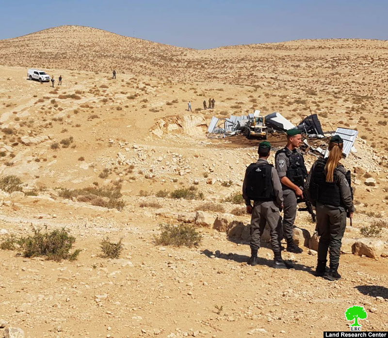 الاحتلال يهدم منشاة زراعية في قرية الطوبا شرق يطا محافظة الخليل