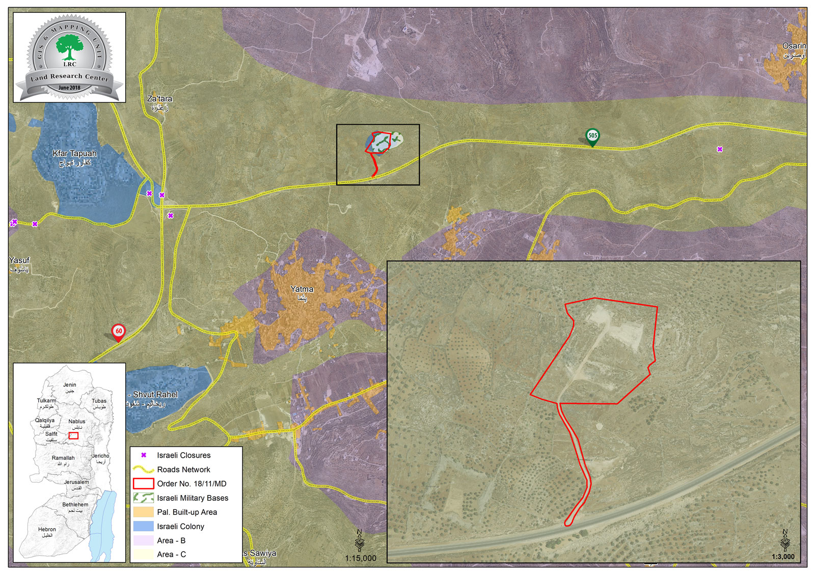 الاحتلال يقيم نقطة عسكرية في موقع جبل صبيح جنوب بلدة بيتا محافظة نابلس
