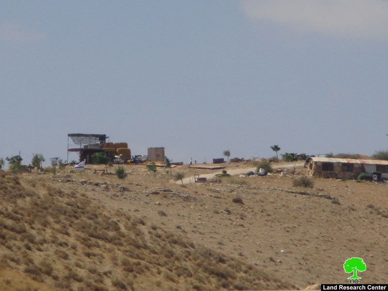 الشروع بشق طريق استعماري يخدم البؤرة الاستعمارية المقامة في خلة حمد / محافظة طوباس