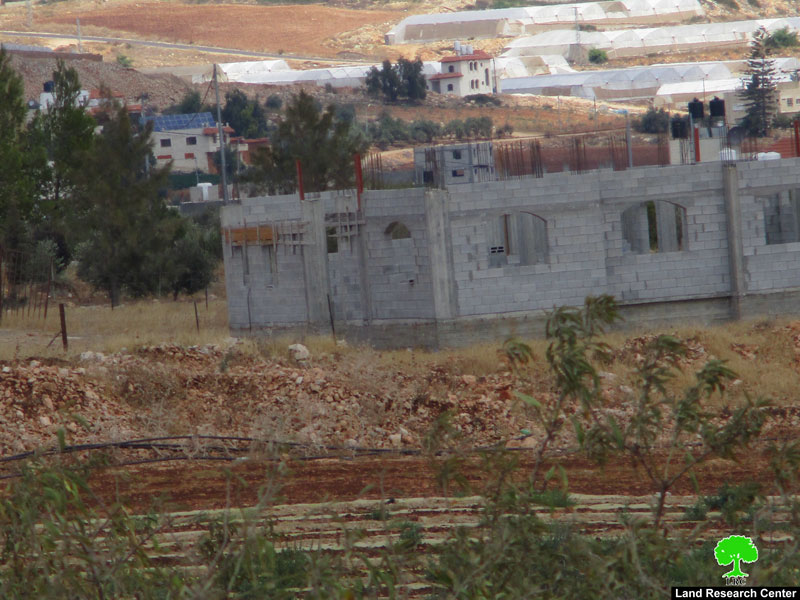 Stop-Work order of 2 residence in Mas’ud hamlet-Jenin.