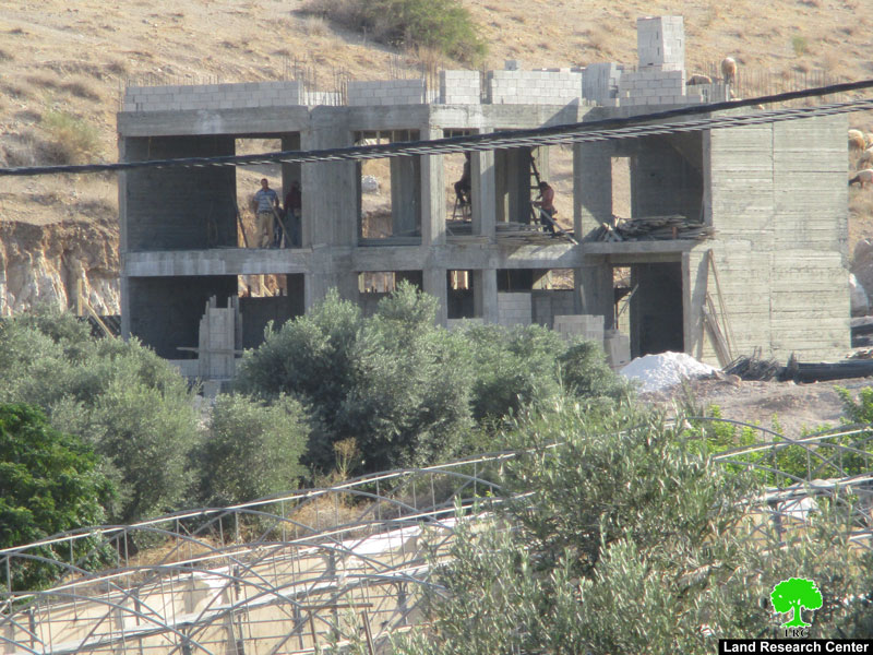 Stop- Work order on Kardala services center/ Tubas governorate