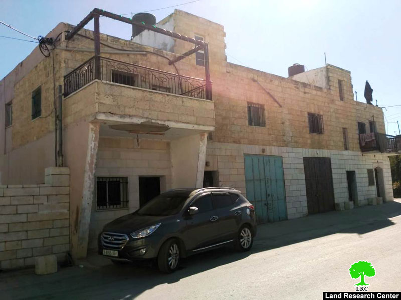 Stop work orders on a residence in the Hebron village of Beit Ummar