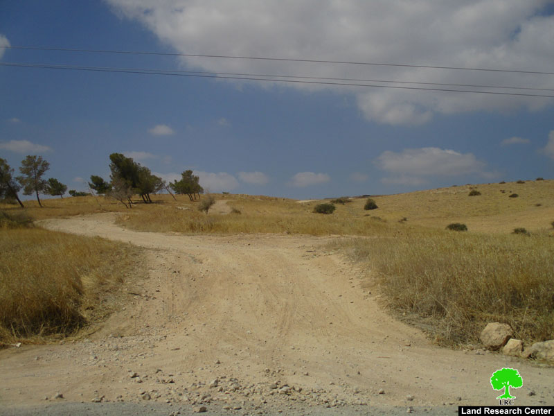 New colonial road in Khallet Hamd/ Tubas Governorate