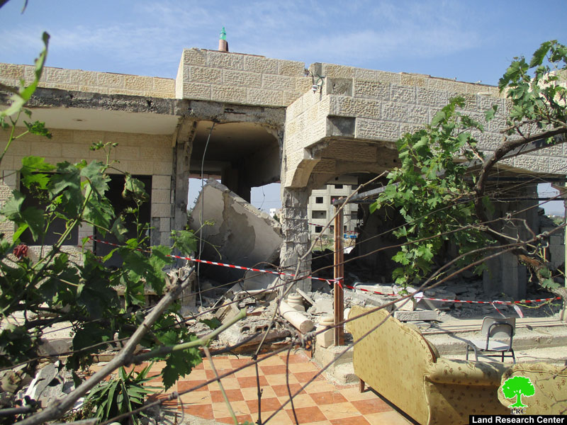 Demolition of prisoner Ahmad Qamba’a home for (security claims)