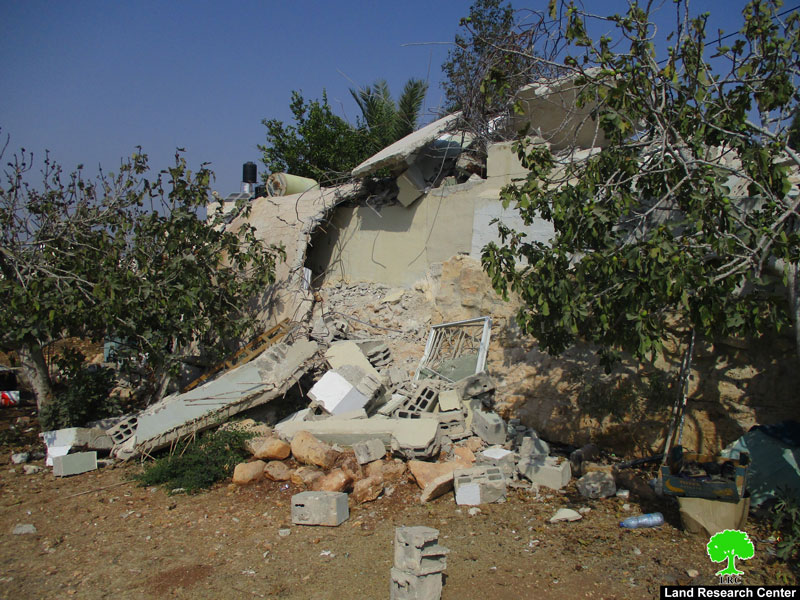 Demolition of Martyr Mohammad Dar Yusif family home in Kubar village / Ramallah governorate