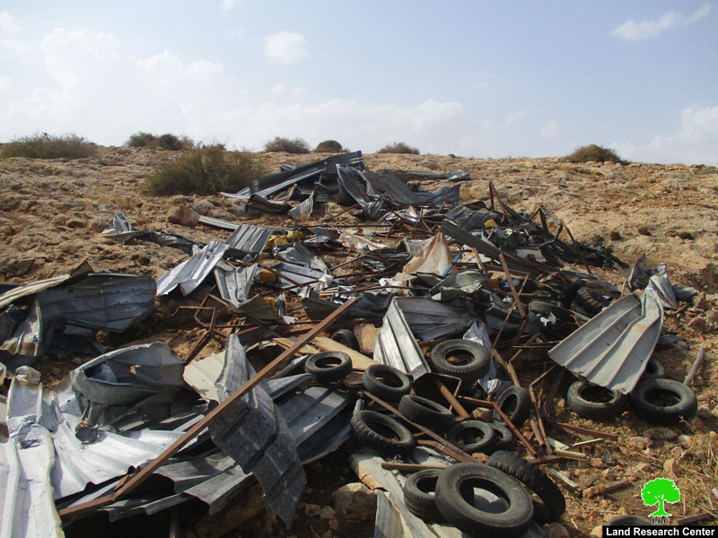 الاحتلال يهدم مساكن ومنشآت زراعية في قرية بردلة  / محافظة طوباس