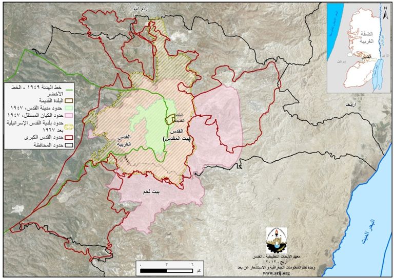 الوضع الجيوسياسي في مُحافظة القدس