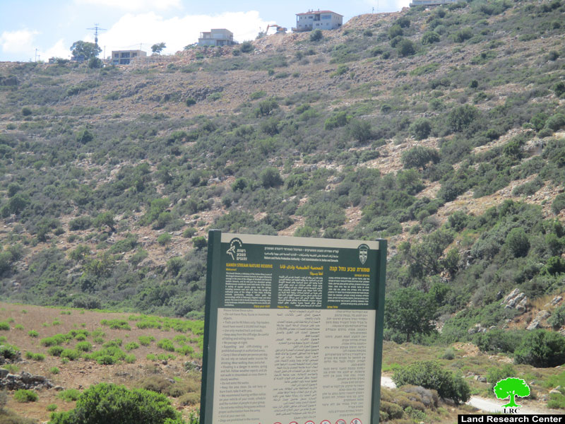 Judaizing The Salfit area of Wad Qana