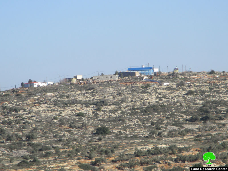 الإعلان عن إقامة بؤرة استعمارية جديدة  على أنقاض معسكر  ” جبعيت”  شرق قرية المغير / محافظة رام الله