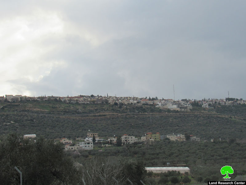 The occupation installs a sewer pipe for Ariel colony North West Salfit