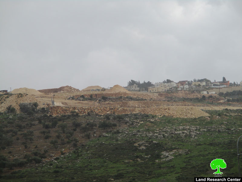 الشروع بإنشاء حي استعماري جديد في مستعمرة “معاليه إسرائيل” غرب سلفيت