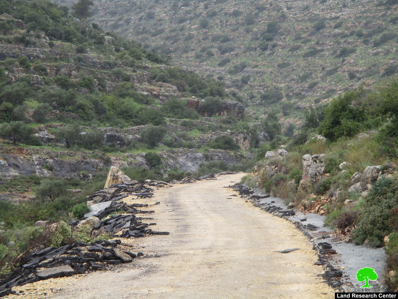 Destroying As-Sa’adah street in Kubar – North Ramallah