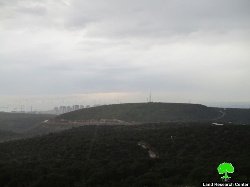 An Israeli company makes a plan for a new settlement in Rafat village / Salfit governorate