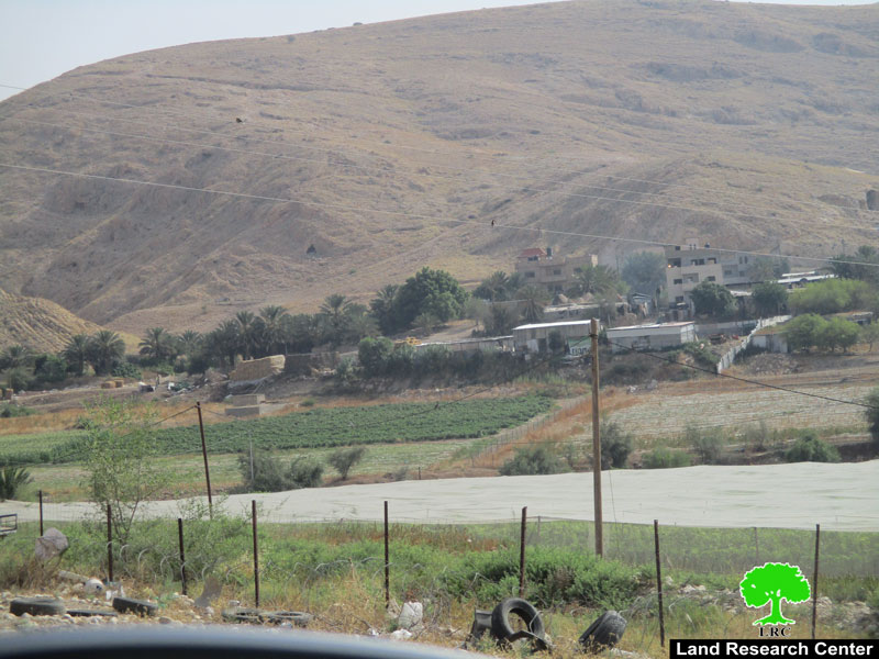 إخطار بوقف البناء يطال بركس زراعي شرق قرية عاطوف / محافظة طوباس