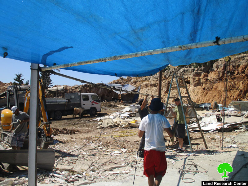 Demolition of 3 Facilities in Deir Ballut/ Salfit Governorate