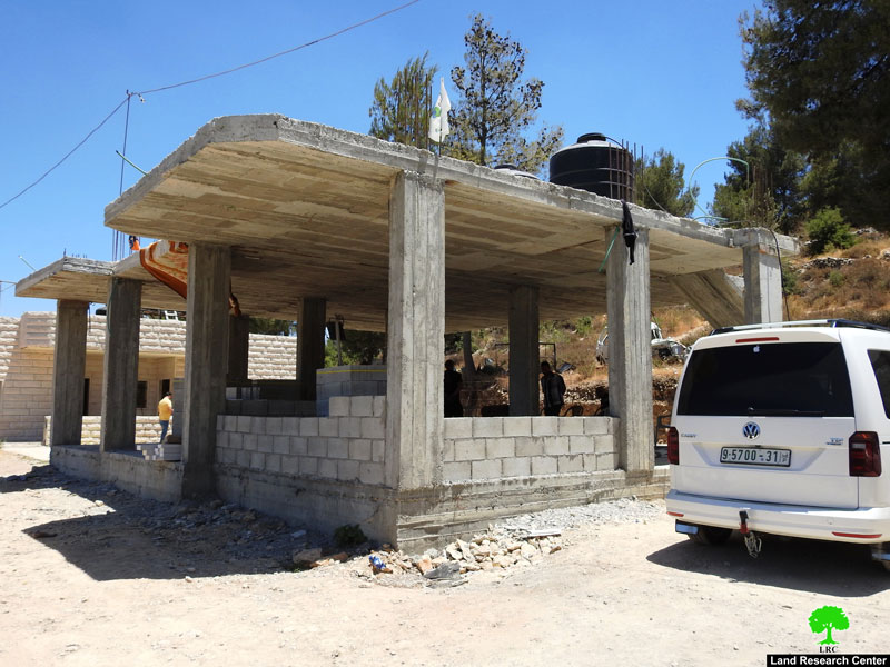 Setting a Dangerous Precedent, The Occupation Notifies a Building of Removal in Beit Ummar / Hebron Governorate