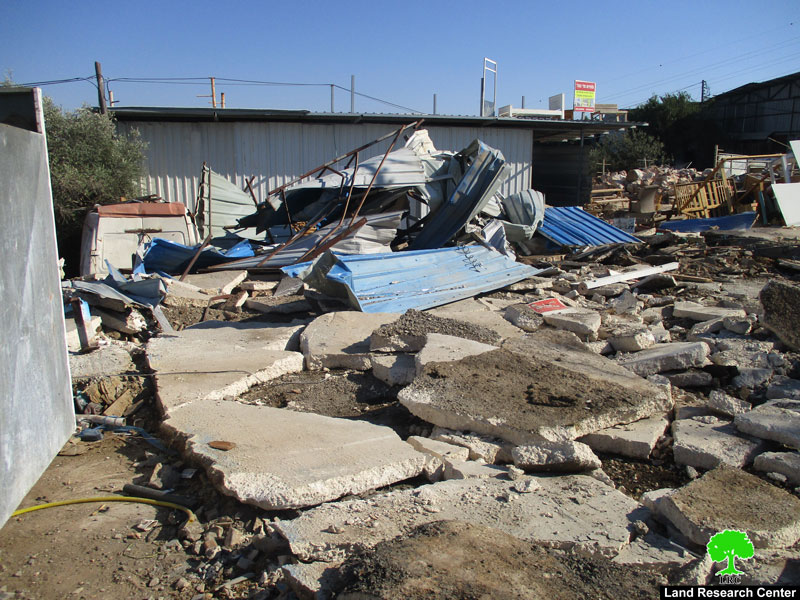 Demolition of Facilities in Haris Village / Salfit Governorate