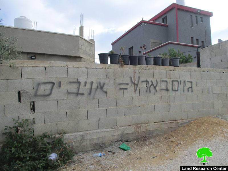 Illegal Settlers of “Barkan” Assault Palestinian Properties in Sarta / Salfit Governorate